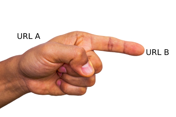 Een redirect geeft de waarde van je oude URL over aan de nieuwe URL Een redirect geeft de waarde van je oude URL over aan de nieuwe URL